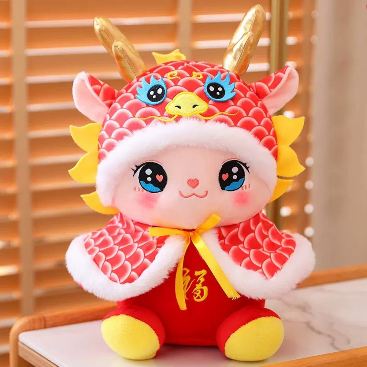 Baby Dragon Plush, Adorable Colorful Year of the Dragon Special Stuffed Animal