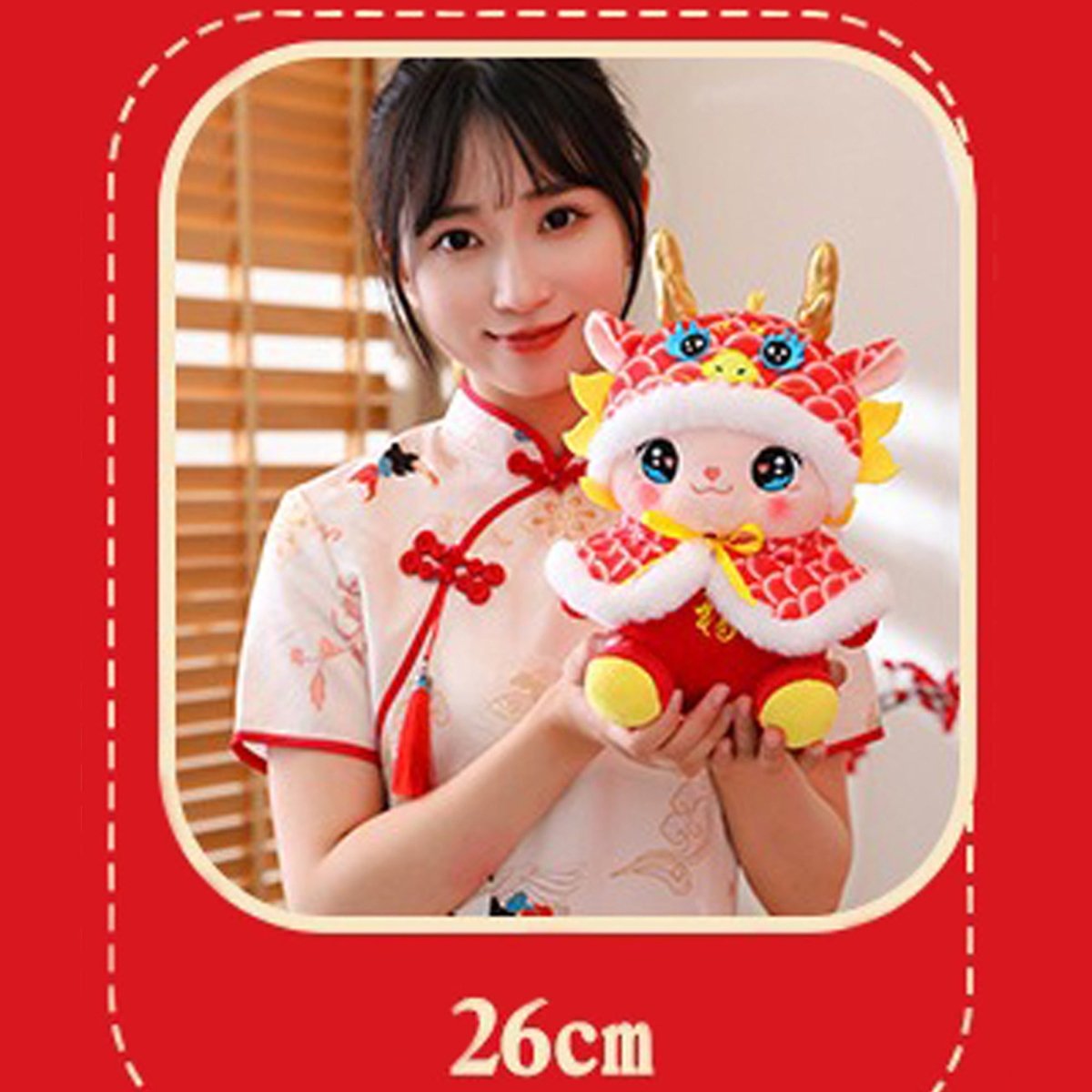 Baby Dragon Plush, Adorable Colorful Year of the Dragon Special Stuffed Animal