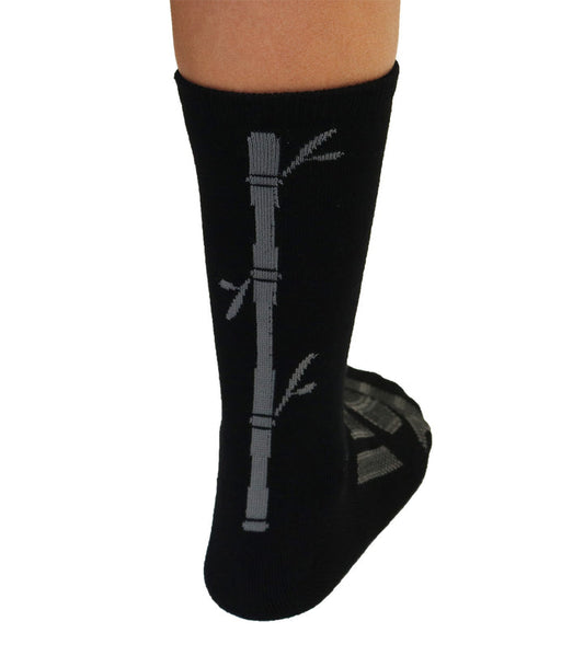 Be Like Bamboo Viscose Crew Socks Unisex Black Color - 12-pack - Shaketea