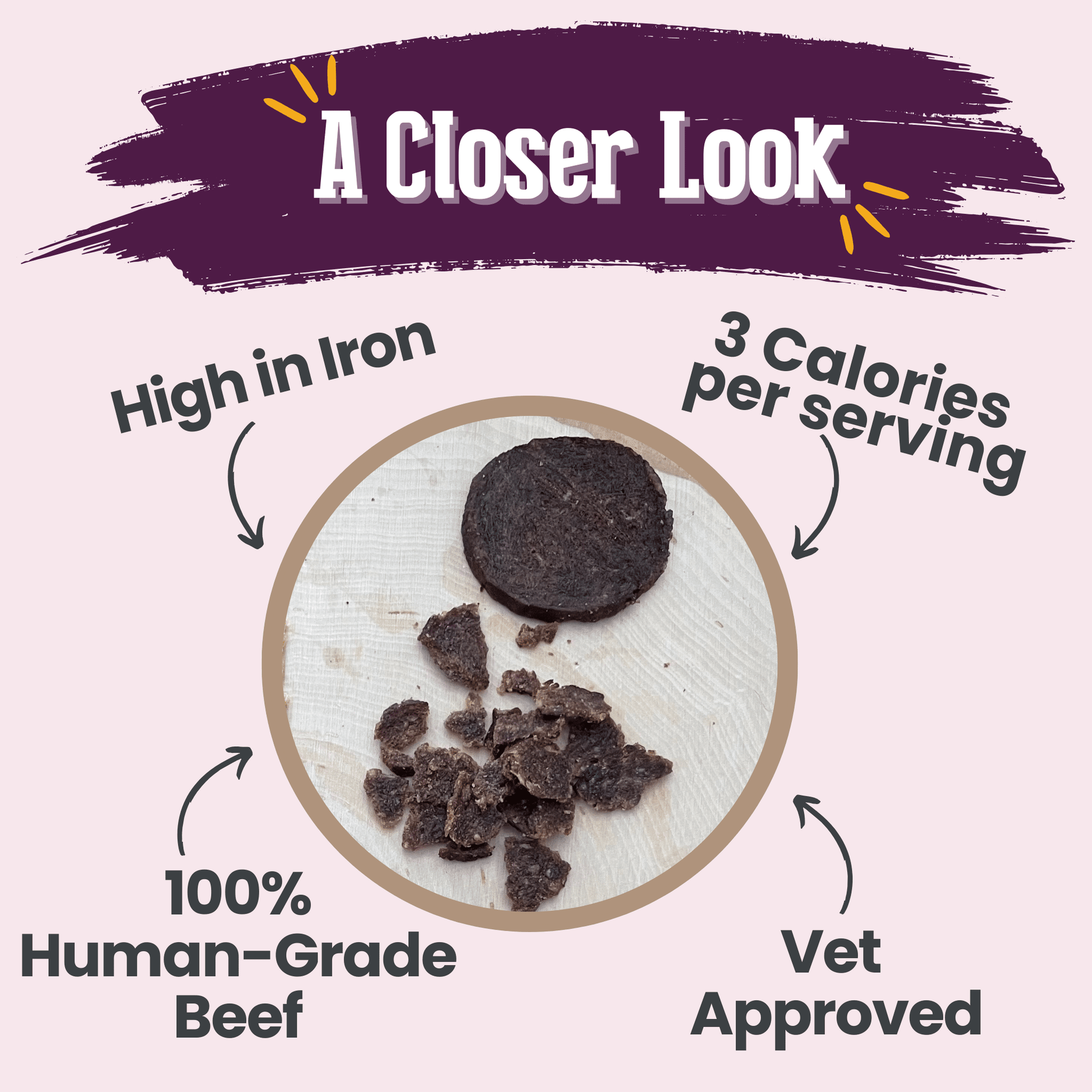 Beef Crumbles Cat Treats | High Protein Treats for Cats