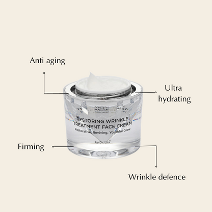 Wrinkle Treatment Cream for Mature, Reactive Skin – Peptides & CoQ10, Hypoallergenic