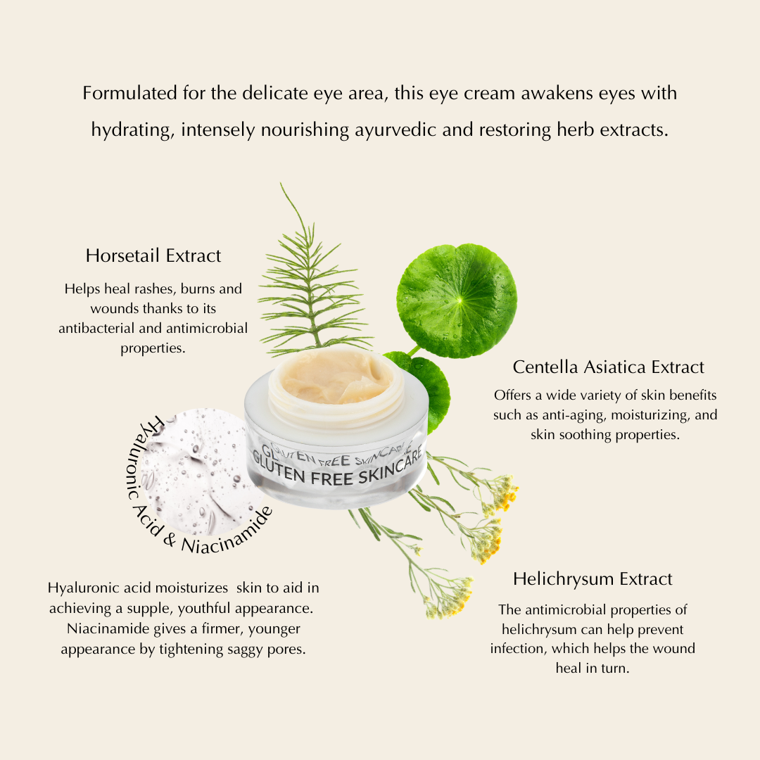 Brightening Eye Cream for Dark Circles – Firms Crepey Under-Eyes, Hypoallergenic