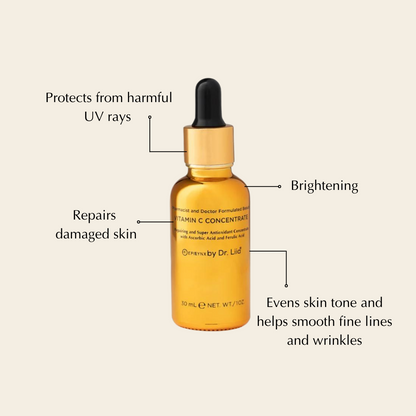 Vitamin C Serum for Sensitive, Mature Skin – Brightens Dark Spots Without Stinging, Fragrance-Free