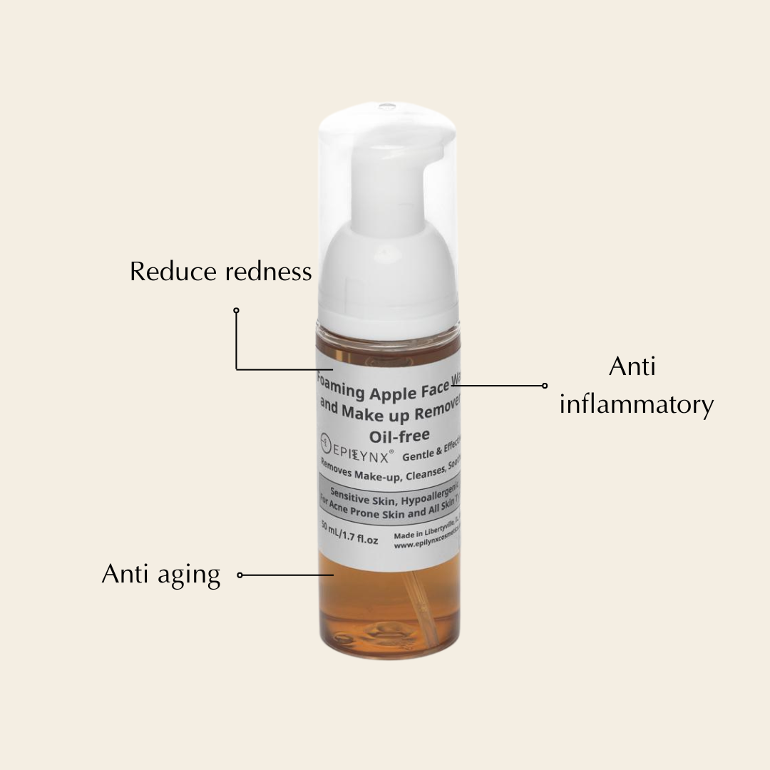 Oil-Free Foaming Face Wash for Acne-Prone Sensitive Skin – Aloe & Ashwagandha, Gluten-Free