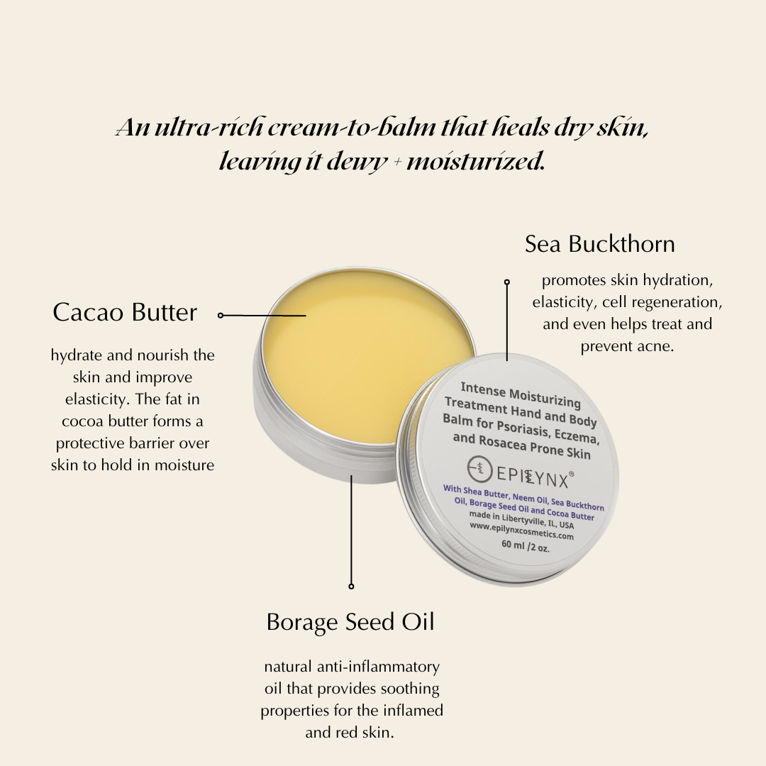 Ultra-Rich Body Balm for Very Dry, Sensitive Skin – Deep Overnight Hydration, Nut-Free