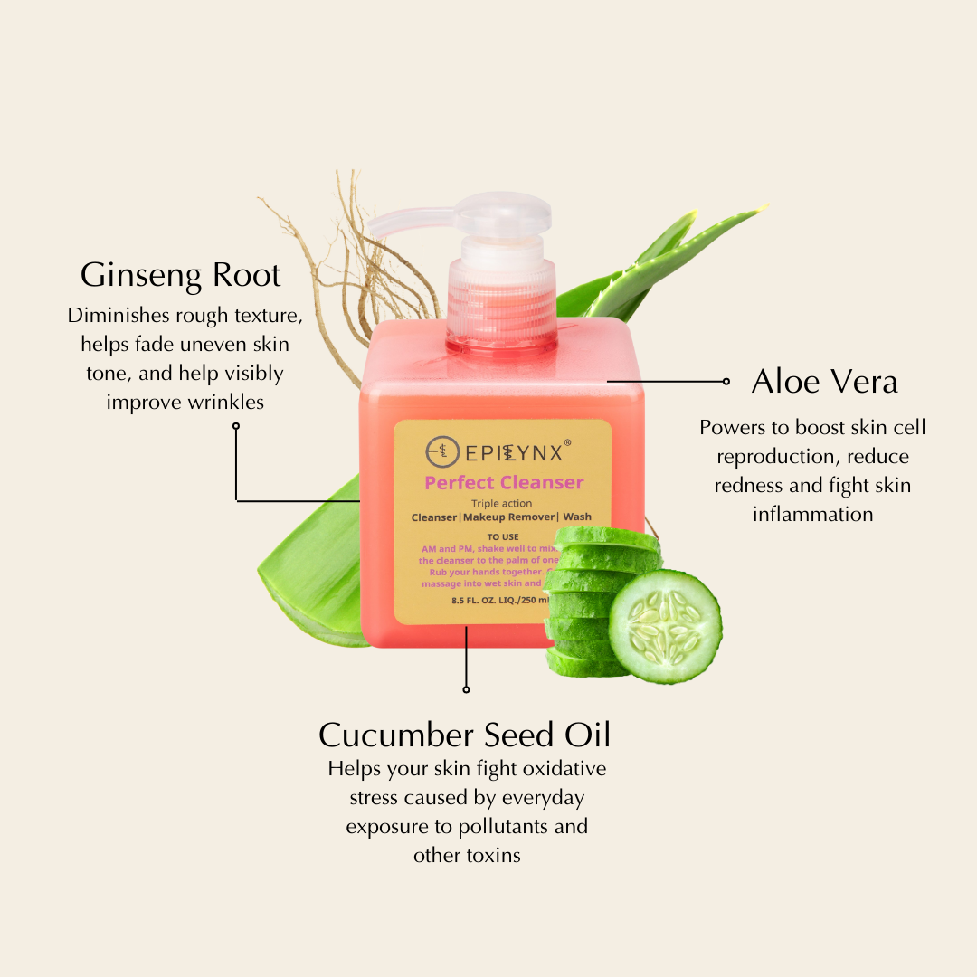 Hydrating Face Wash for Sensitive, Dry Skin – Non-Stripping with Aloe & Cucumber, Gluten-Free