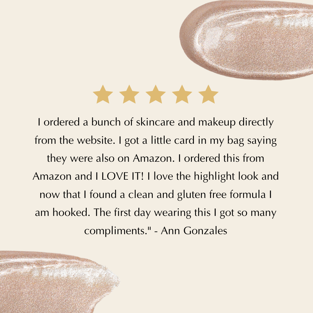 Liquid Bronzer Drops for Mature Skin – Dewy Glow Without Glitter, Nut-Free & Vegan