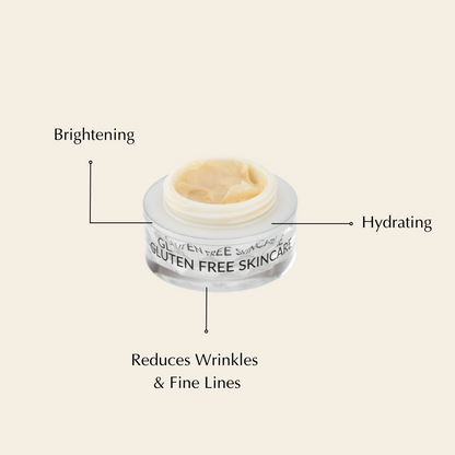 Brightening Eye Cream for Dark Circles – Firms Crepey Under-Eyes, Hypoallergenic
