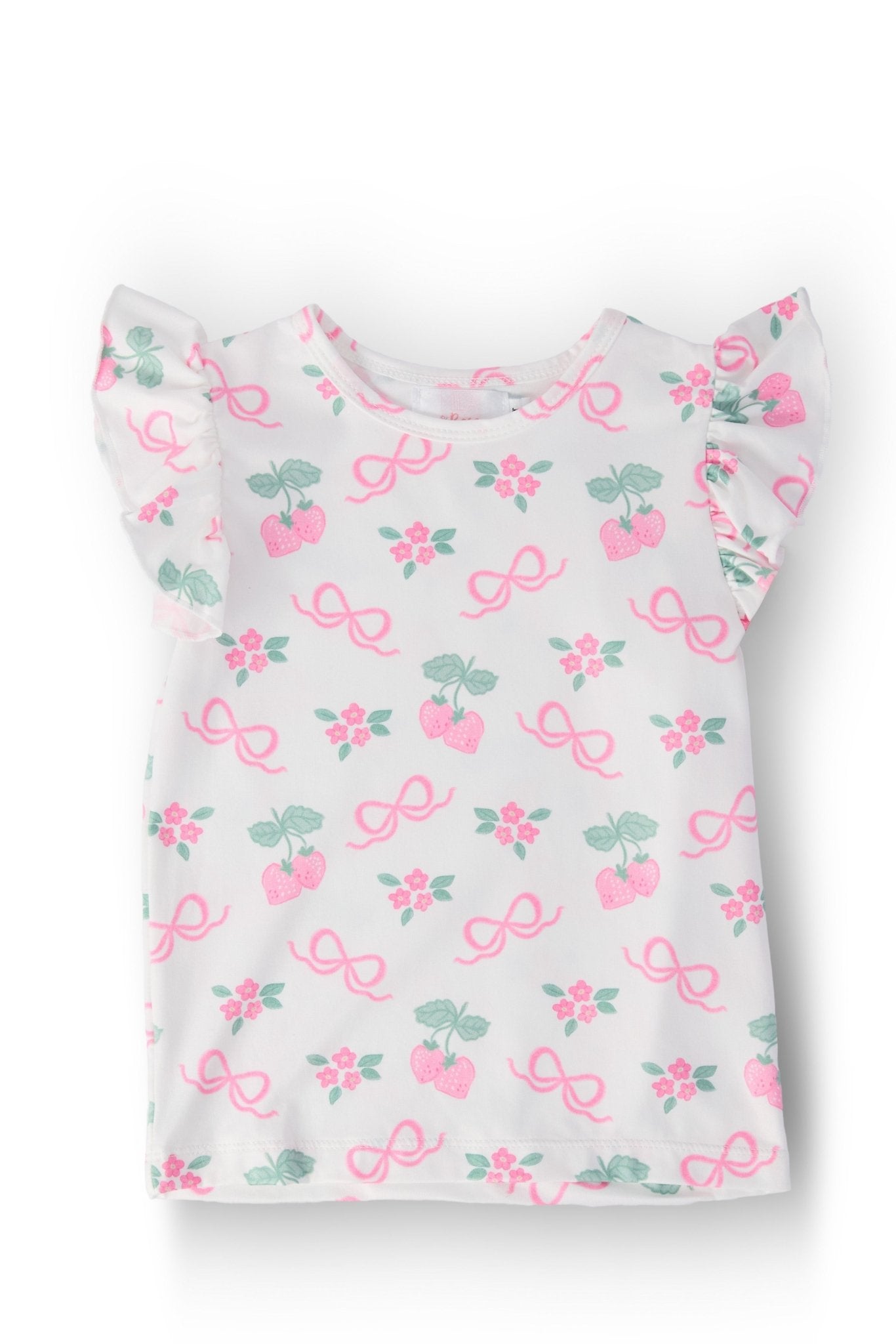 Berries & Bows S/S Ruffle Tee