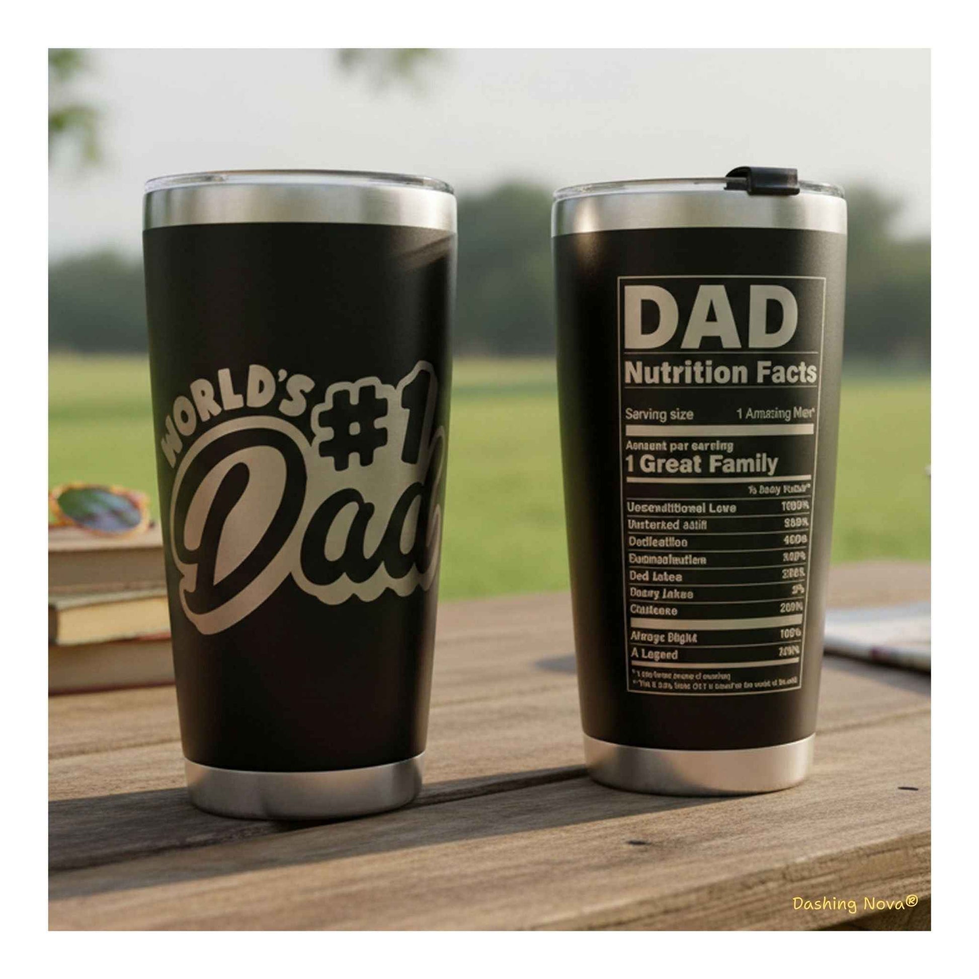Best Dad Ever Tumbler 20oz Stainless Steel Father's Day Gift