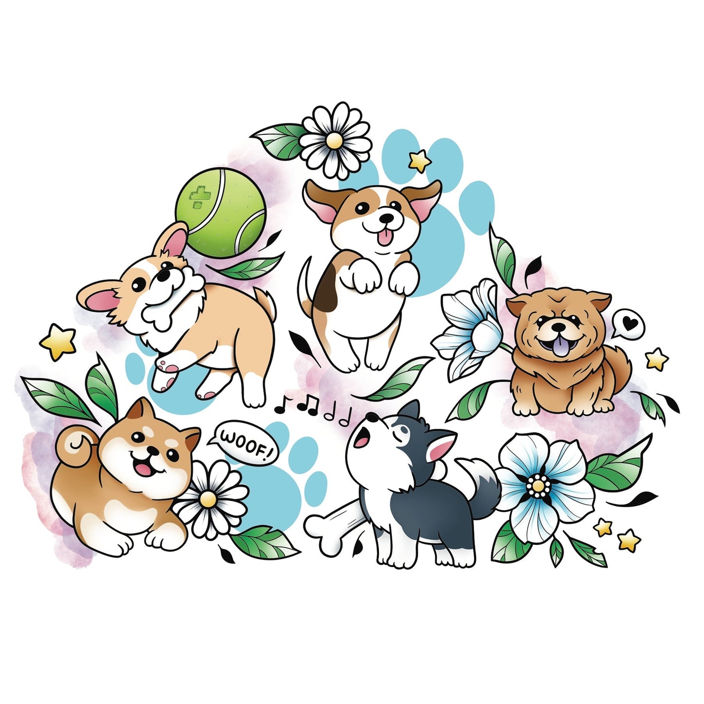 Best Furiends Full Sleeve Tattoo - Temporary Kids Tattoo Sleeve