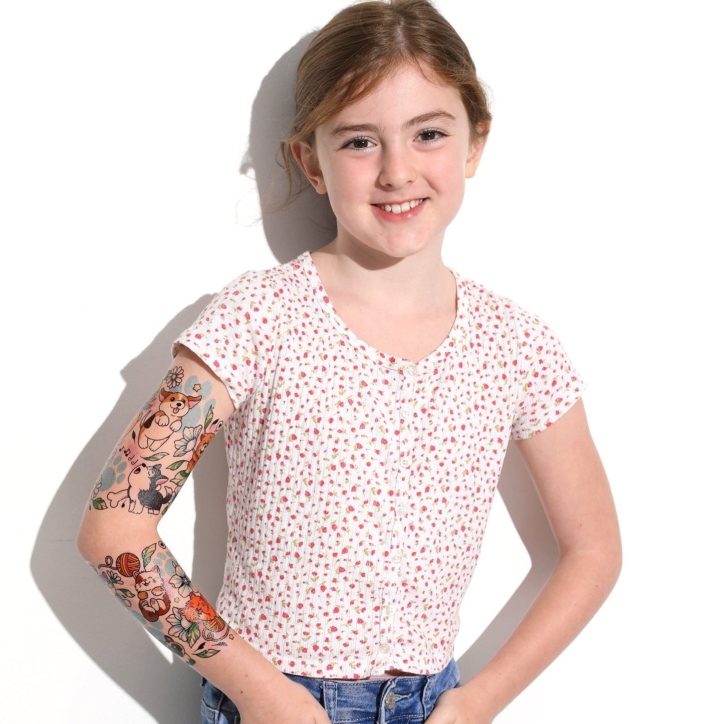 Best Furiends Full Sleeve Tattoo - Temporary Kids Tattoo Sleeve