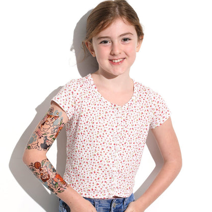 Best Furiends Full Sleeve Tattoo - Temporary Kids Tattoo Sleeve