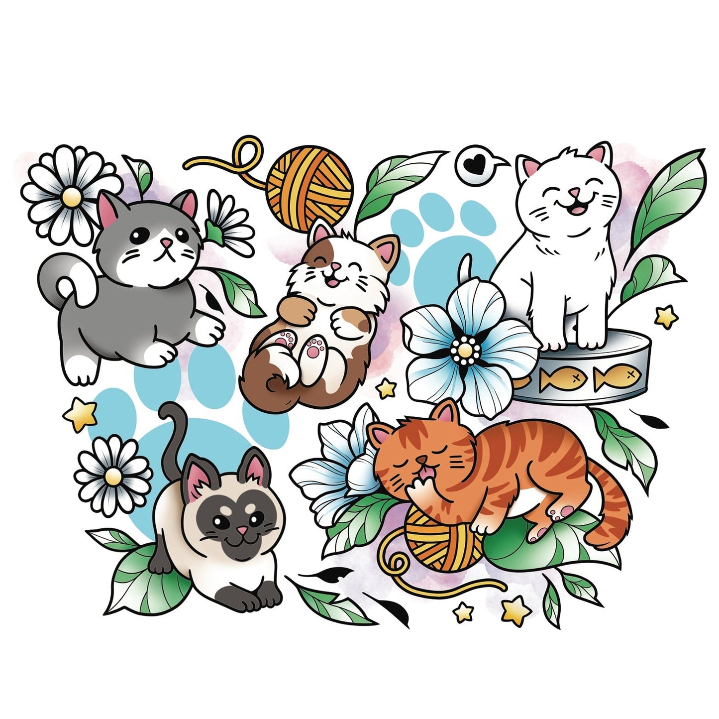 Best Furiends Full Sleeve Tattoo - Temporary Kids Tattoo Sleeve