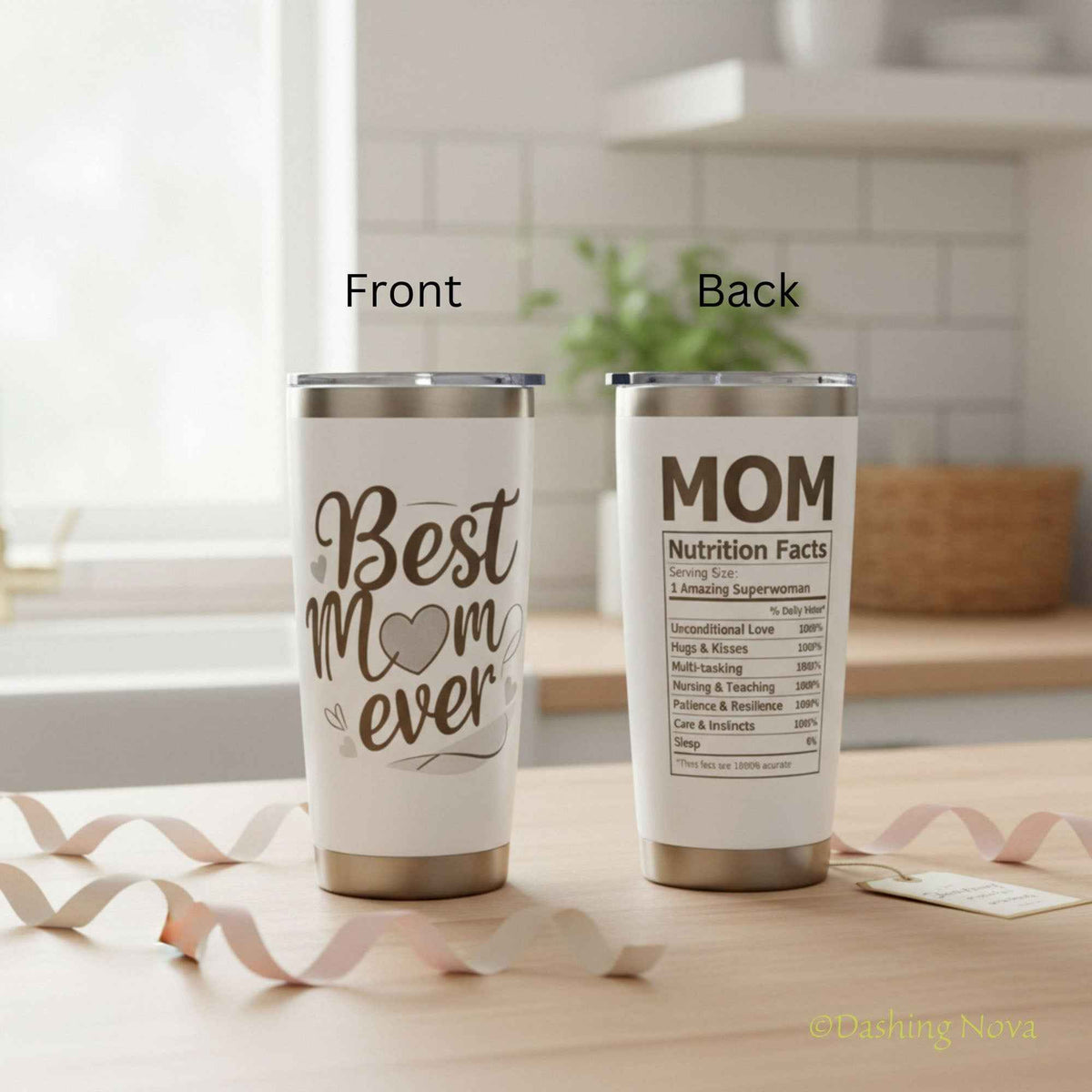 Best Mom Ever 20oz Tumbler Gift Set for Mother's Day & Birthday