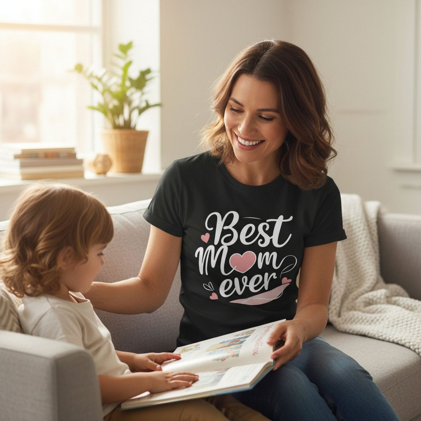 Best Mom Ever T Shirt Cotton Gift for Mother’s Day Birthday