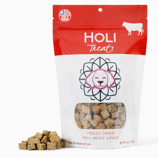 Beef Liver Dog Treats - Freeze-Dried - Single Ingredient - Shaketea