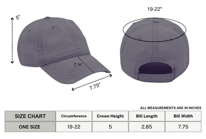 Blackout Bats Distressed Dad Hat