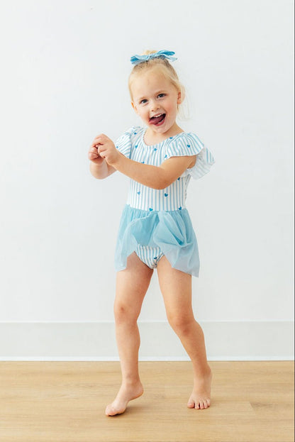 Blueberry Kisses S/S Twirl Leotard
