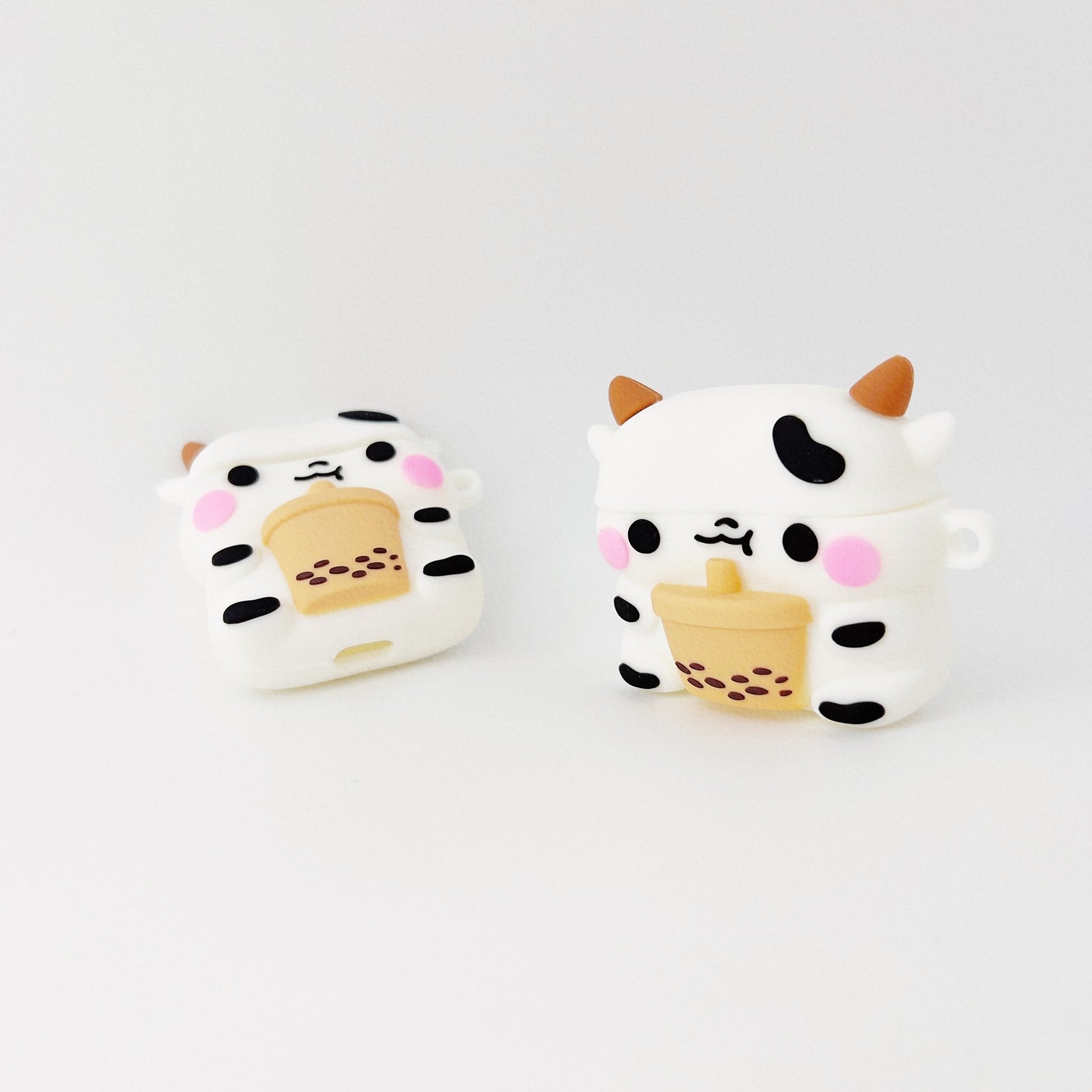 Boba Milk Cow Earphone Case Earbuds Case Cover Accessories for Airpods 1/2/3/Pro