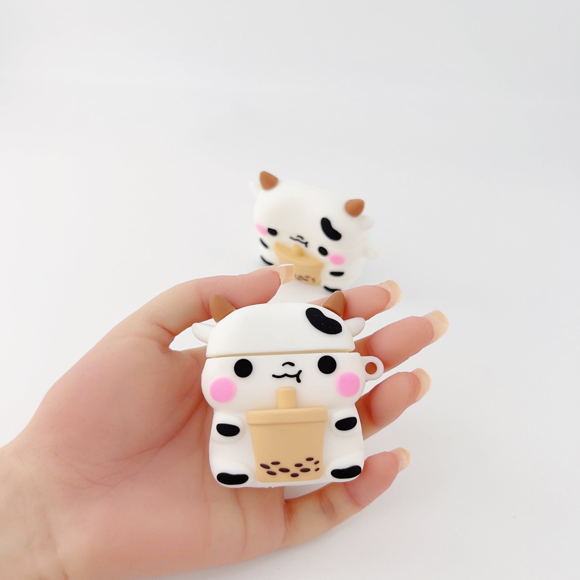 Boba Milk Cow Earphone Case Earbuds Case Cover Accessories for Airpods 1/2/3/Pro