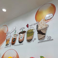 Boba Store Decor Fancy Attractive 8mm Thick Foam Board Bubble Tea Shop Decoration