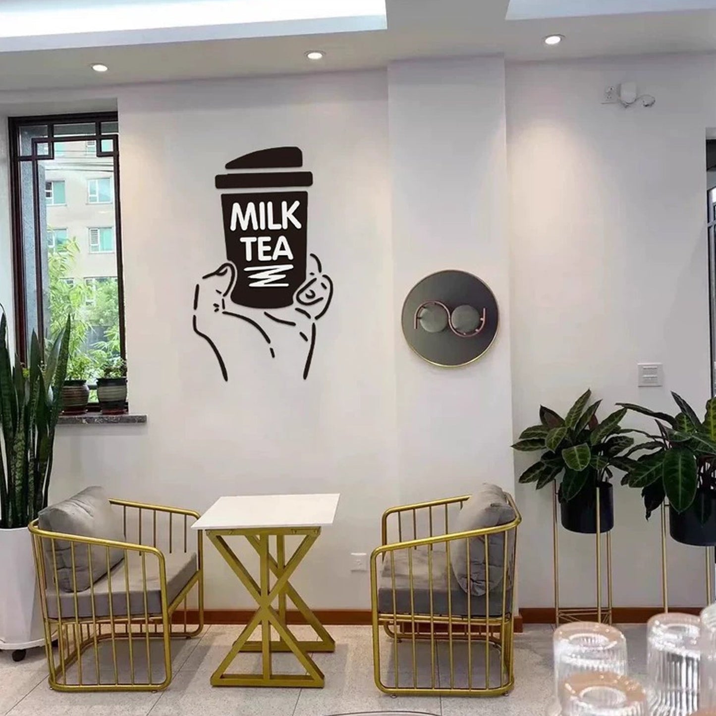 Boba Wall Decor for Home Cafe Restaurant Milk Tea Shop Decoration