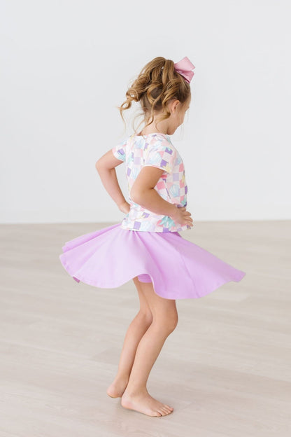 Bright Lilac Twirl Skort