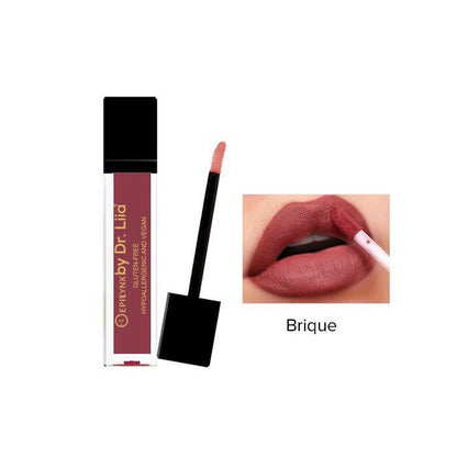 Liquid Lipstick & Gloss Duo for Thinning Lips – Long-Wear Color That Won't Feather, Nut-Free