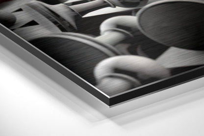 Don’t Stop Brushed Aluminium Dibond Wall Art