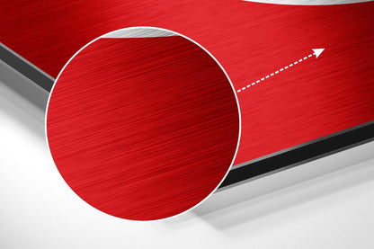 Turkish Flag Brushed Aluminium Dibond Wall Art