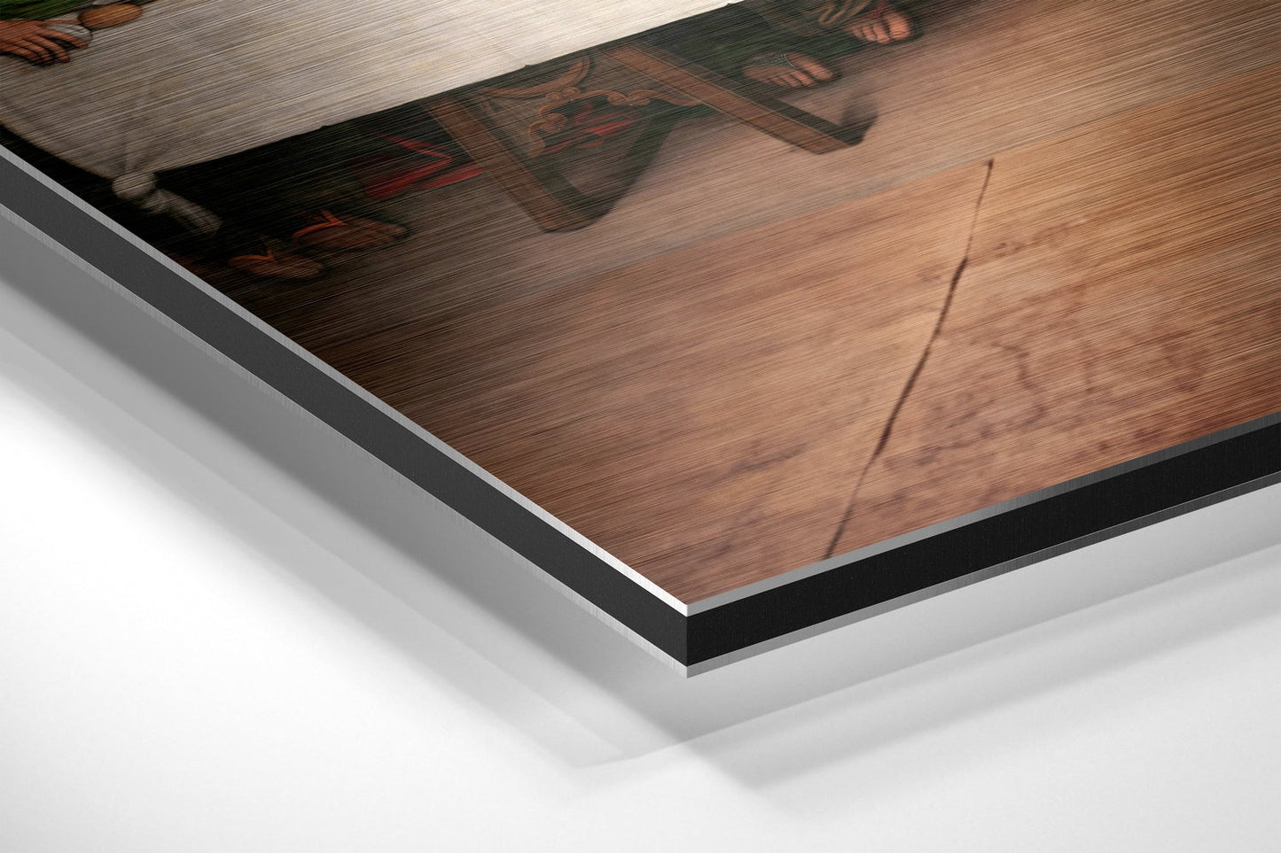 Last Supper Brushed Aluminium Dibond Wall Art