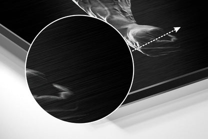 No More Excuses Brushed Aluminium Dibond Wall Art