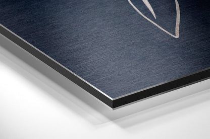 Purest Brushed Aluminium Dibond Wall Art