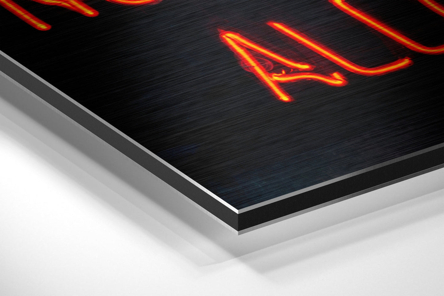 No Drugs Brushed Aluminium Dibond Wall Art