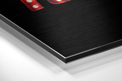 Yeah You Right Brushed Aluminium Dibond Wall Art