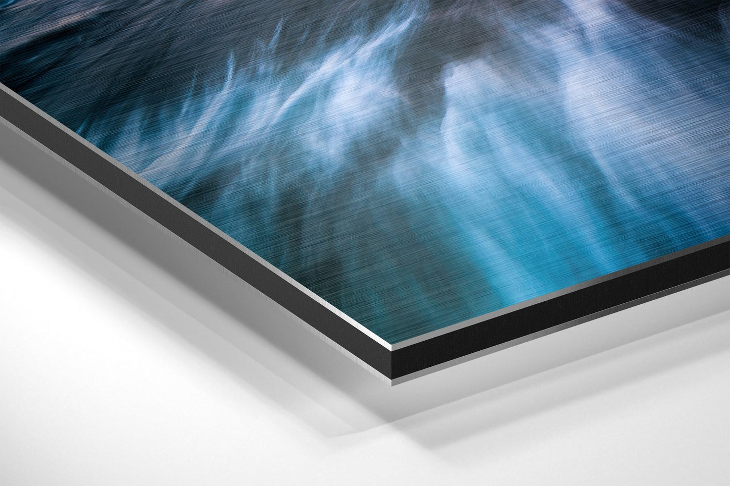 Sunset at Sea Brushed Aluminium Dibond Wall Art