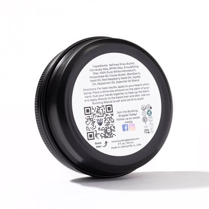 Beard Balm for Coarse, Dry Beards – Sandalwood Vanilla Extract, Light-Medium Hold