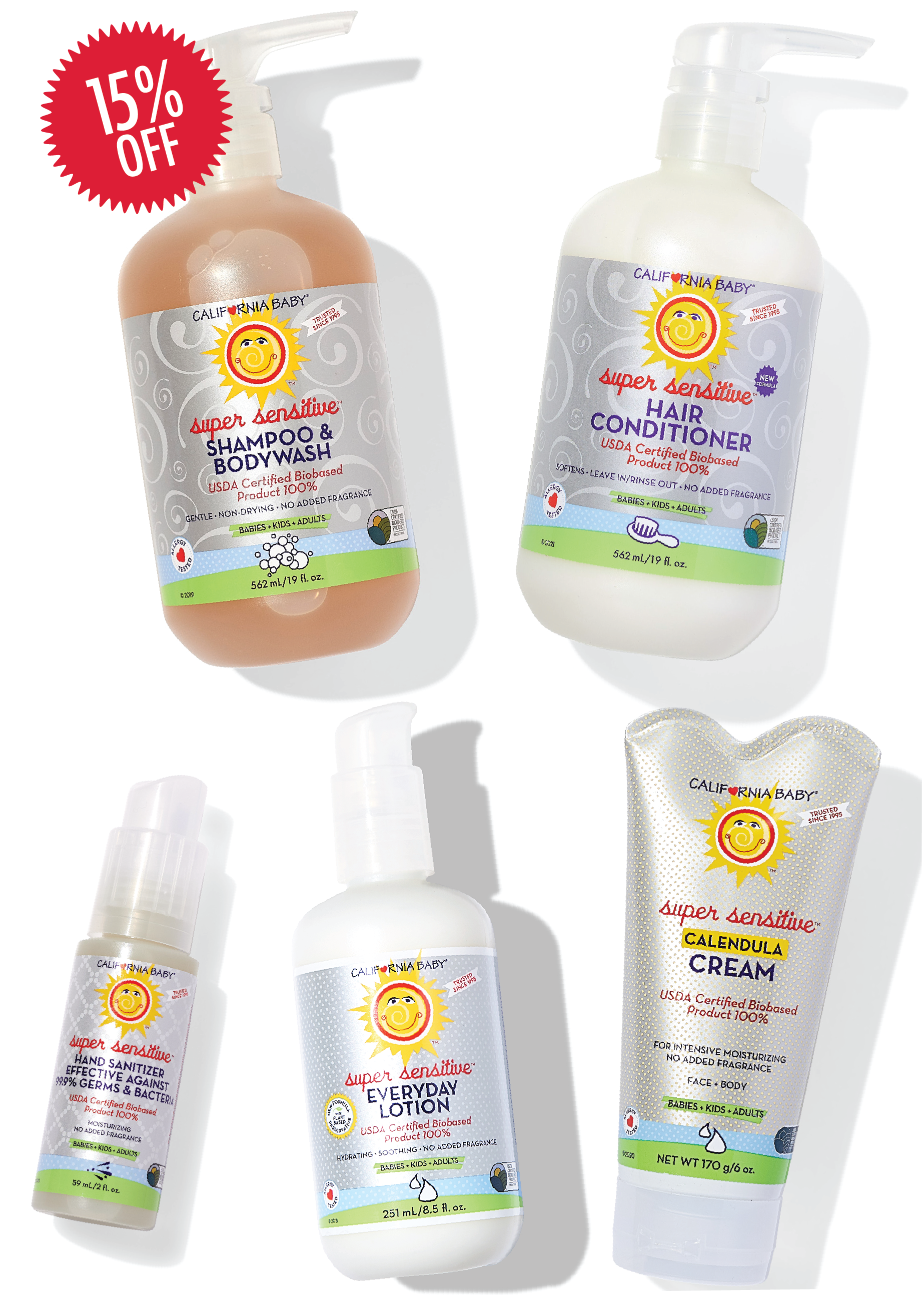 (No added fragrance)™ Sensitive Skin Bath Essentials - Shaketea