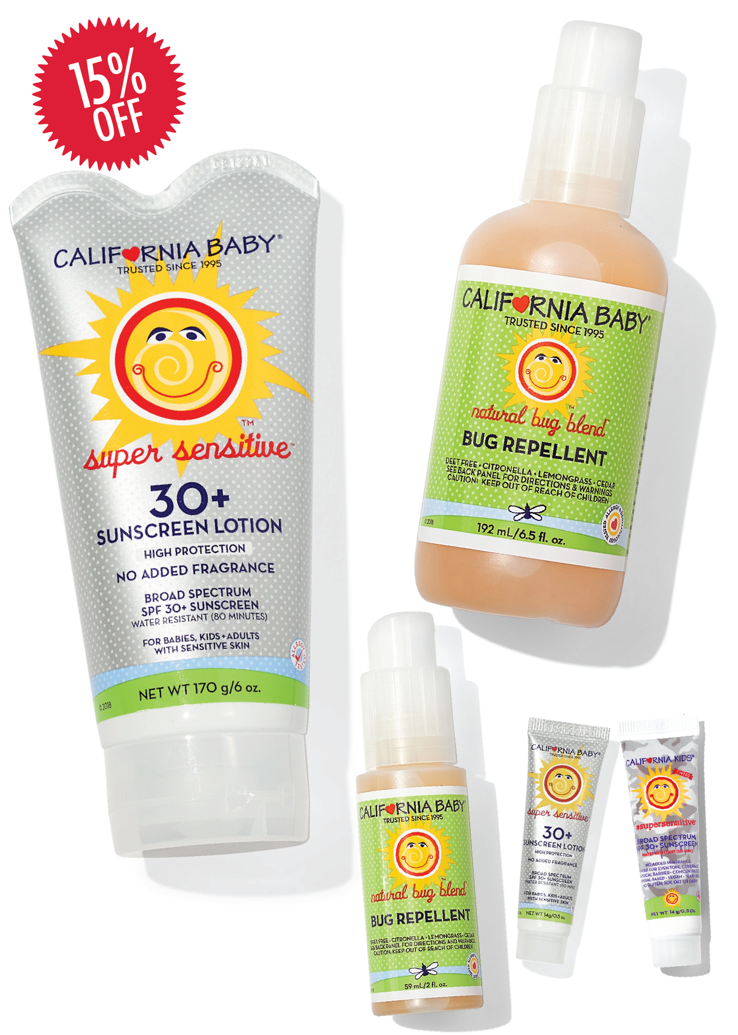 Unscented Sunscreen + Bug Spray Bundle - Shaketea