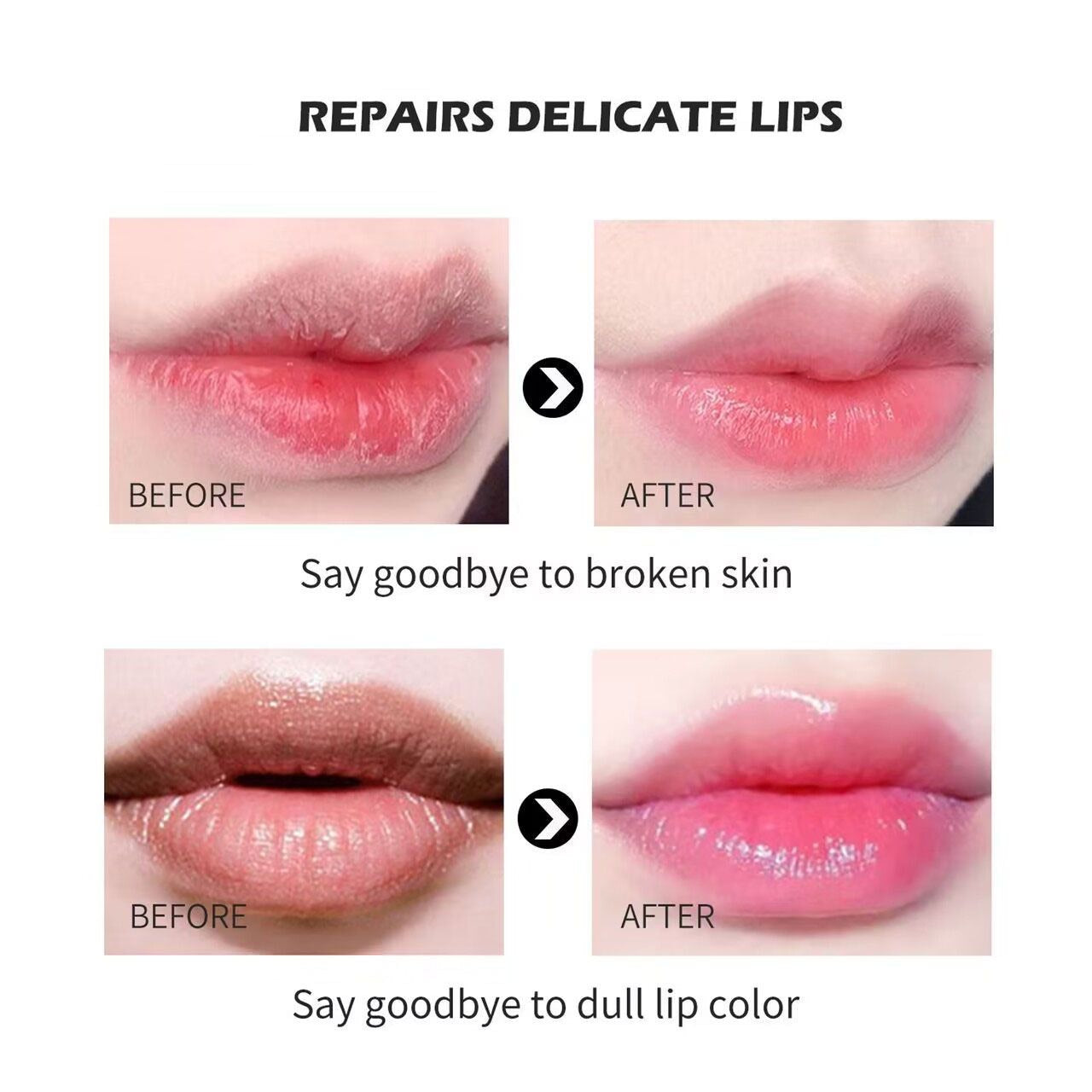 Hydrating Color-Changing Lip Gloss – Non-Sticky for Dry, Thinning Lips, Gluten-Free & Nut-Free