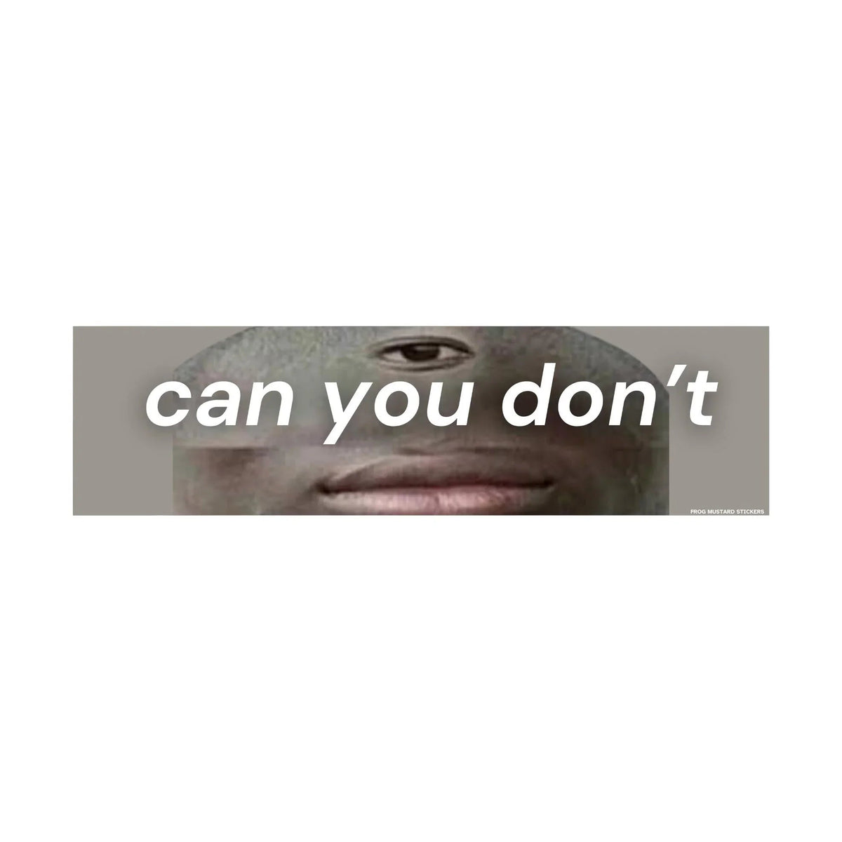 can you don't