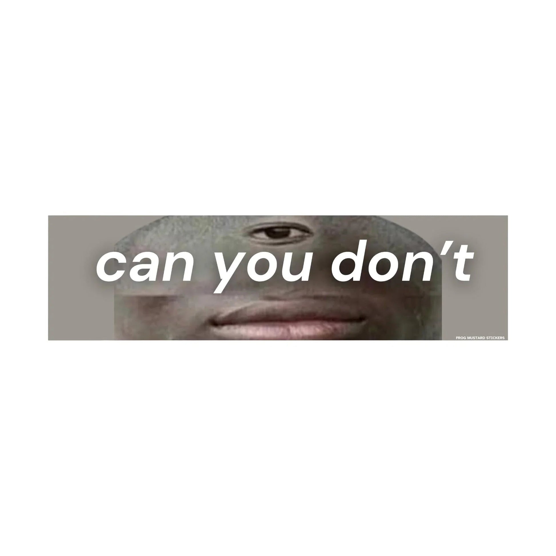 can you don't
