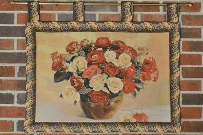 Tache Tapestry Red Rose Bouquet Valentine's Proposal Wall Hanging Art 27 x 20 (12442E)