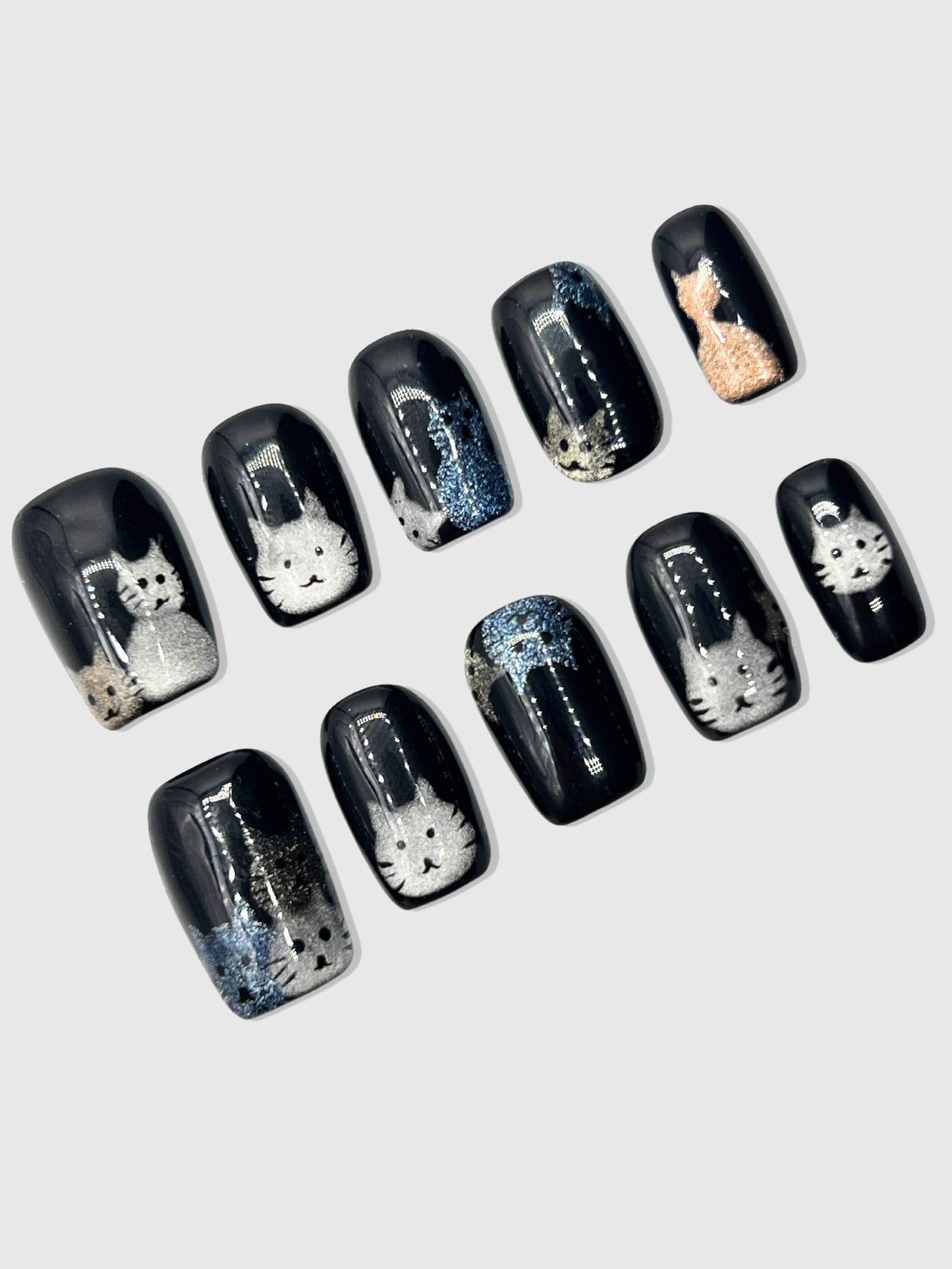 Cat Lady press on nails