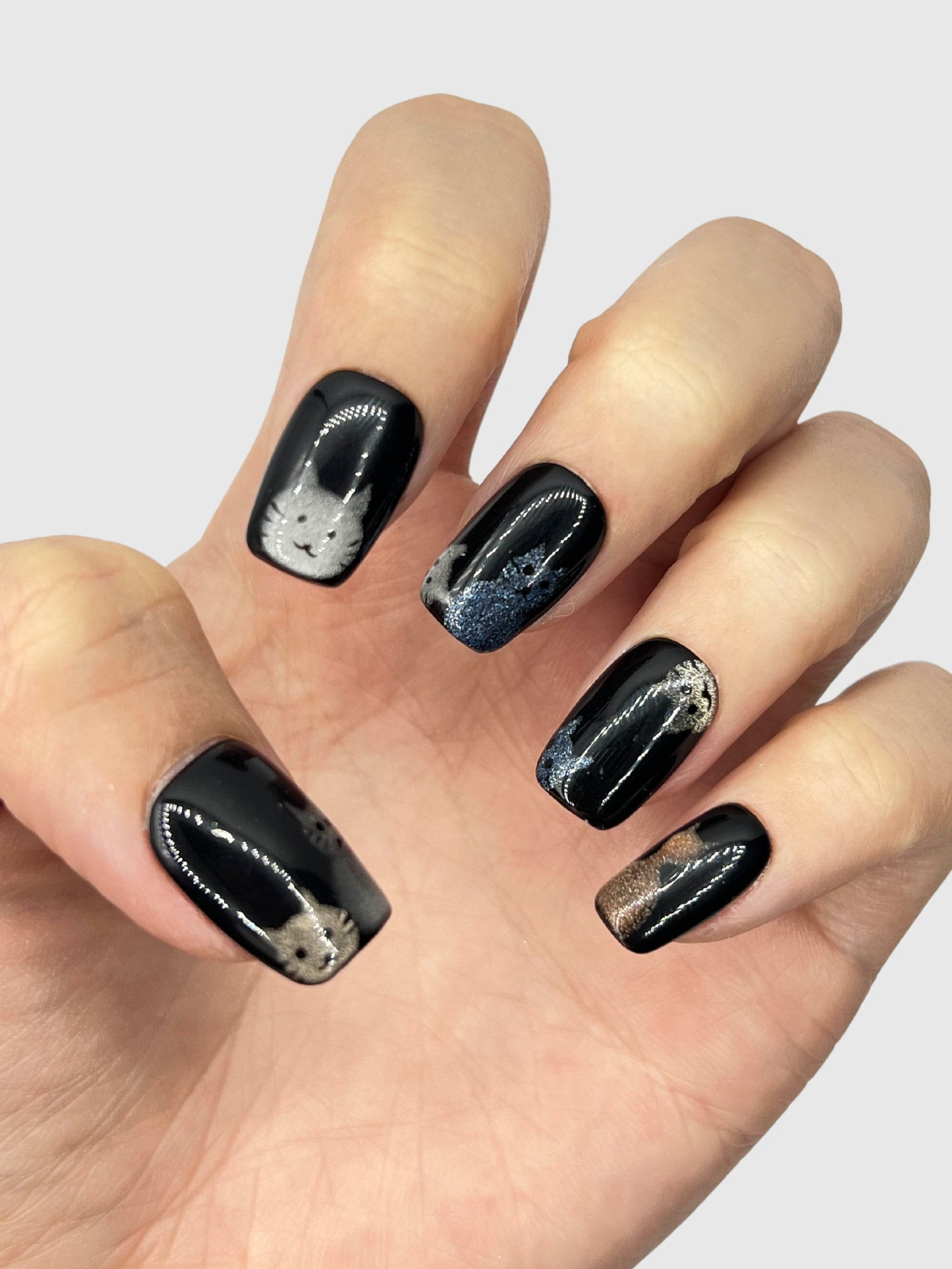Cat Lady press on nails