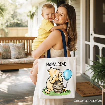 Charming Mama Winnie-the-Pooh Cute Tote Bag, 1926 A.A. Milne Mom Gift Shopper