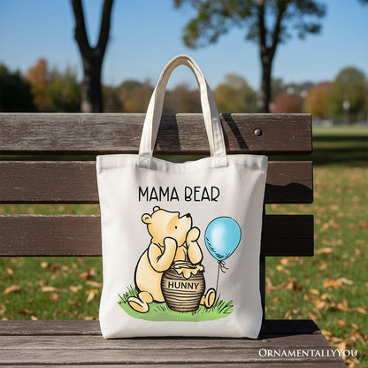 Charming Mama Winnie-the-Pooh Cute Tote Bag, 1926 A.A. Milne Mom Gift Shopper