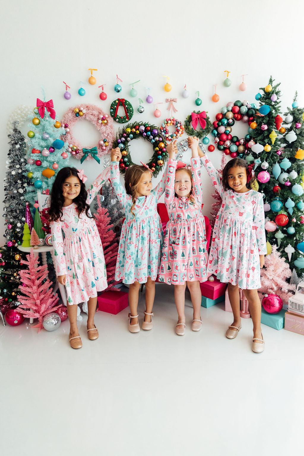 Christmas Cheer L/S Pocket Twirl Dress
