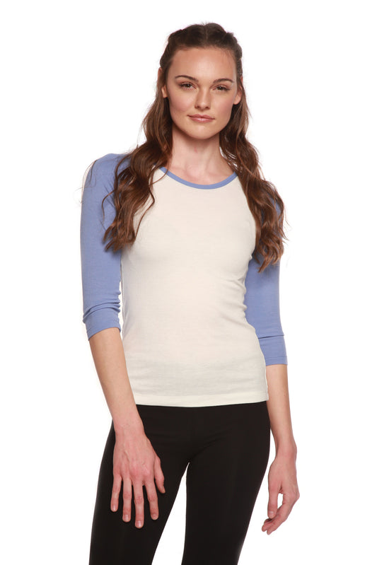 Clearance Women's Bamboo Viscose/Sorona 3/4 Sleeve T-Shirt - Shaketea